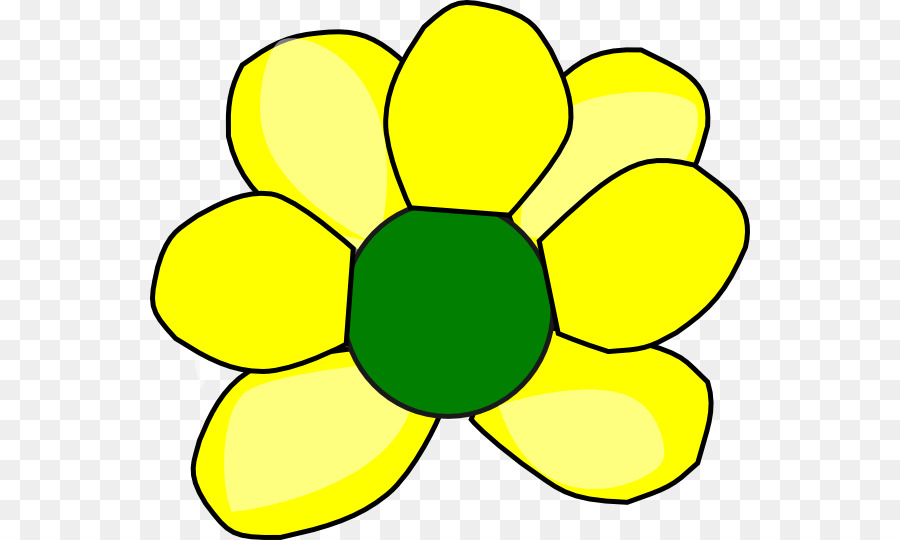 Petalo Foglia staminali Vegetali Cerchio - piccolo fiore giallo