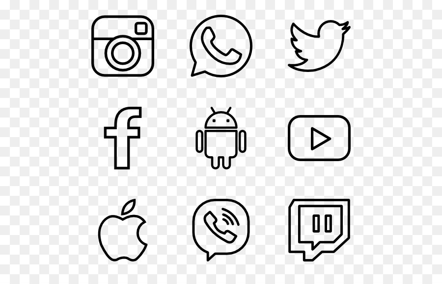 Computer Icons, Facebook Social media - kreativ font collection