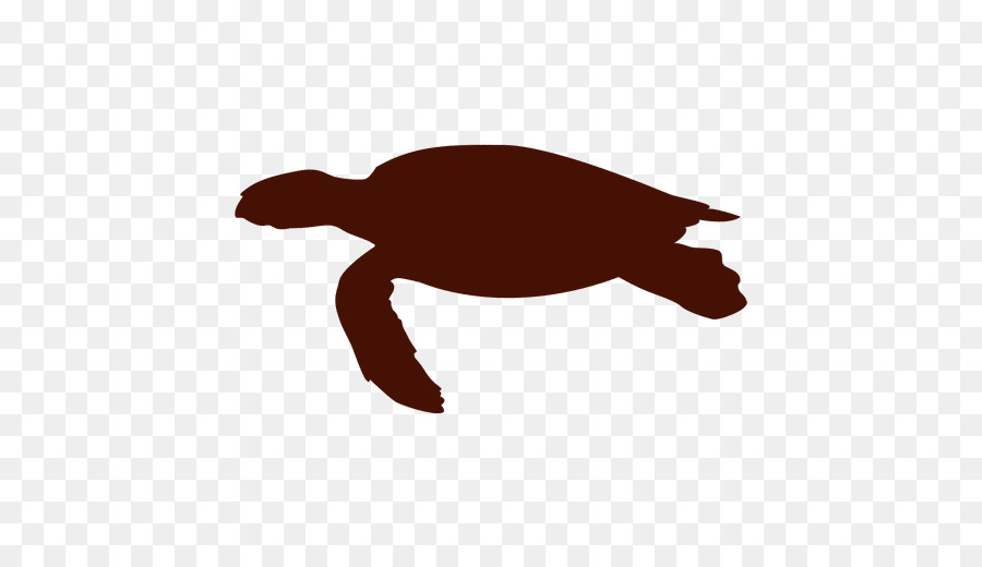 Tartaruga di mare Rettile Silhouette Teenage Mutant Ninja Turtles - il nuoto vettoriale
