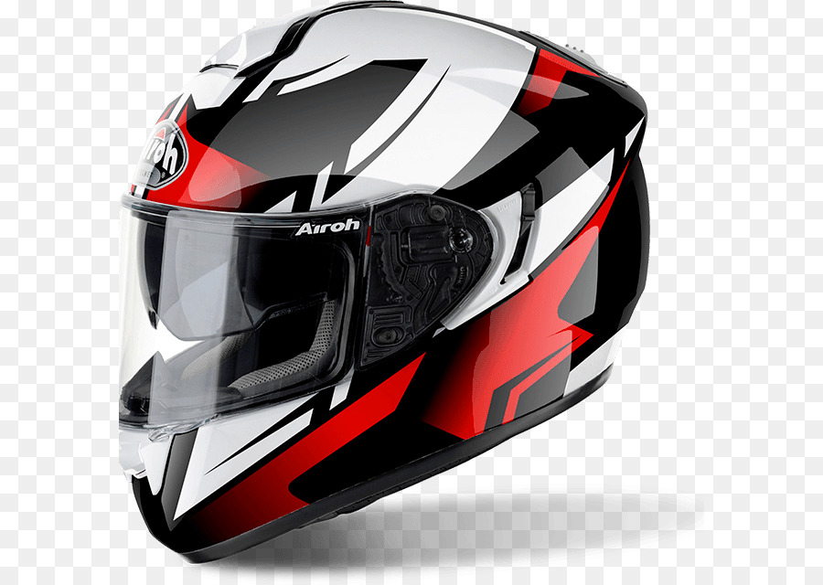 Motorrad-Helme Locatelli SpA Motocross - rote Funken