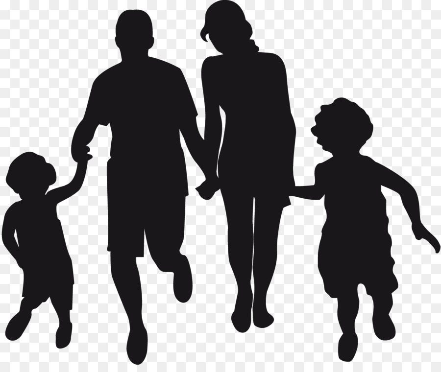 Vater-Royalty-free clipart - silhouette Familie