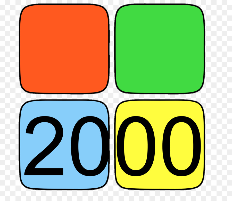 Windows 2000-Logo - Ansicht von unten