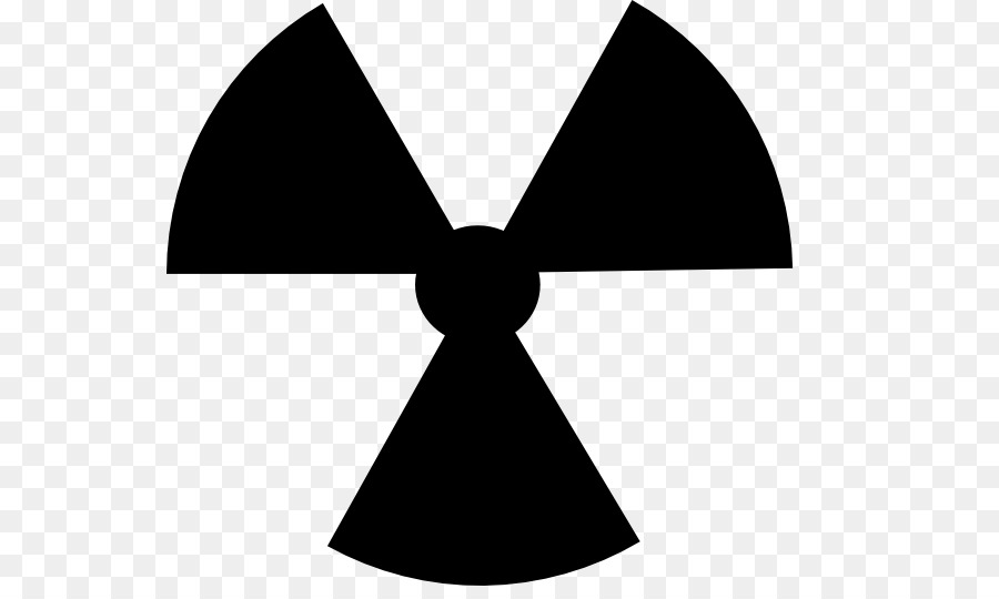 Arma nucleare decadimento Radioattivo Nucleare, simbolo di Pericolo Radiazioni - radiazioni vettoriale