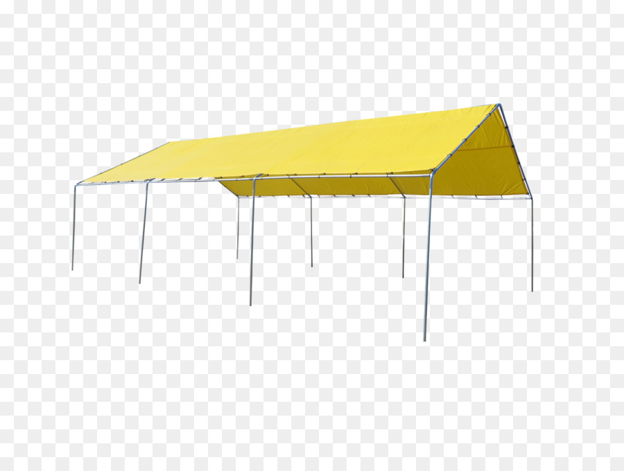 Canopy Schatten Dach - Metall Rahmen, gelbe Krone