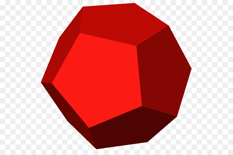 Poliedro regolare Dodecaedro solido Platonico poliedro Uniforme - forma vettoriale