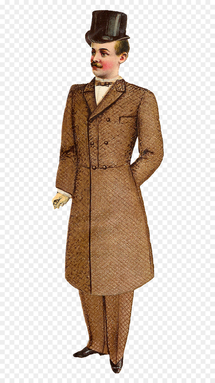 Viktorianischen ära Anzug Kleidung Smoking Clip-art - stilvolle Mann