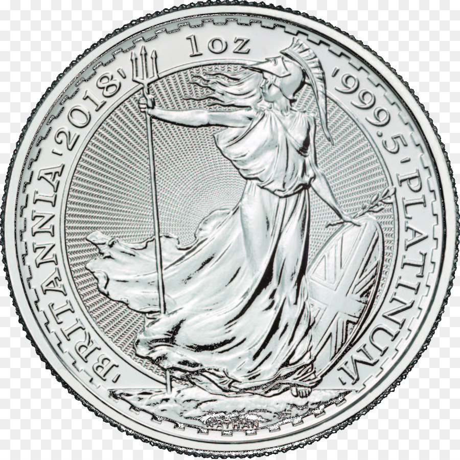 Zecca reale Britannia moneta moneta di Platino - Moneta