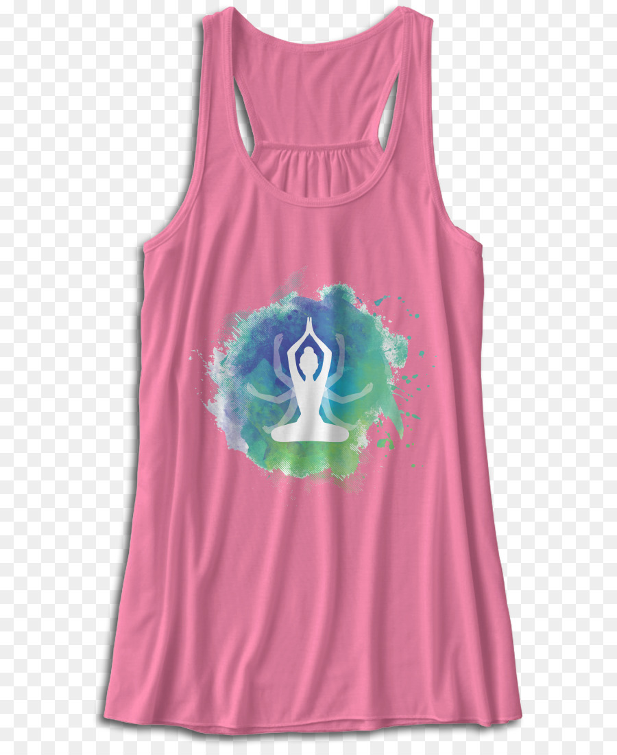 T-shirt Kleidung Ärmelloses shirt Kansas City Royals Calavera - Aquarell yoga Abbildung