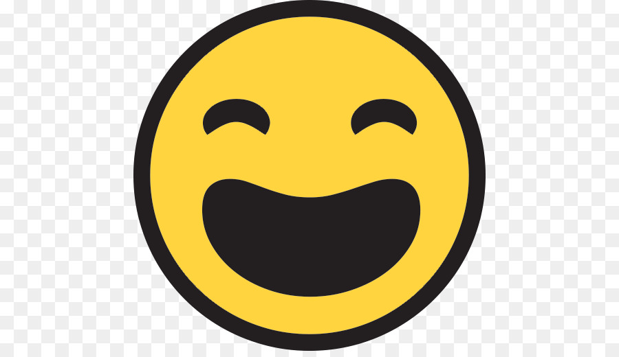 Emoticon-Smiley-Glück-Gesicht mit Tränen der Freude emoji - Mund lächeln