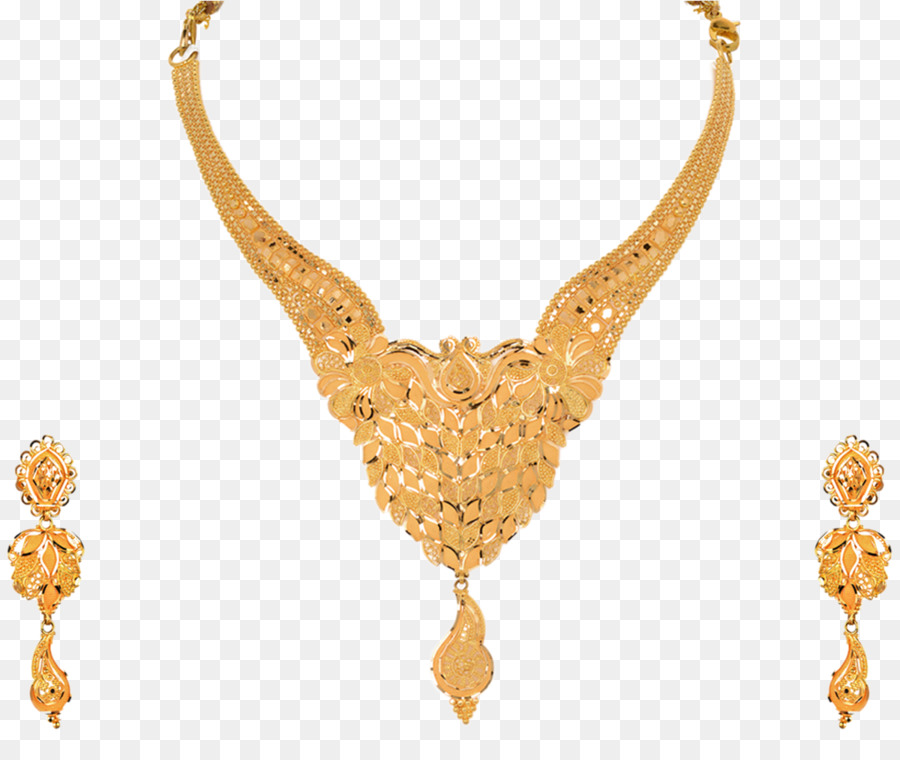 Orra Schmuck Halskette Ohrring Gold - Schmuck