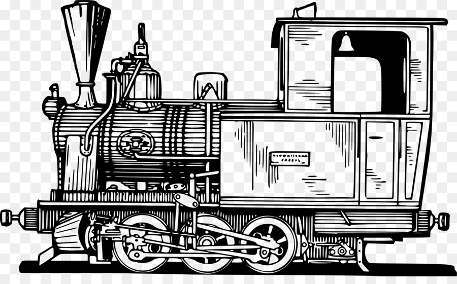 Der Bahn-transport-Dampflokomotive PKW - Zug