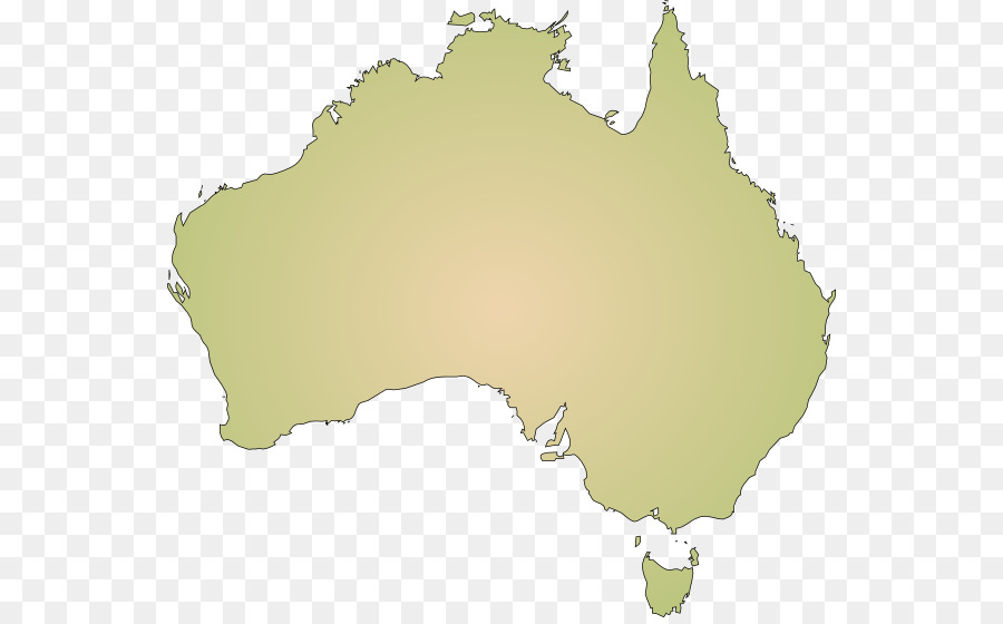 Geographie Australien Karte Clip-art - Karte von Australien