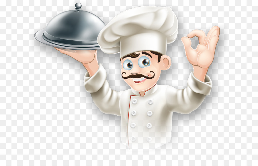 Pizza, italienische Küche, Koch - cartoon chef