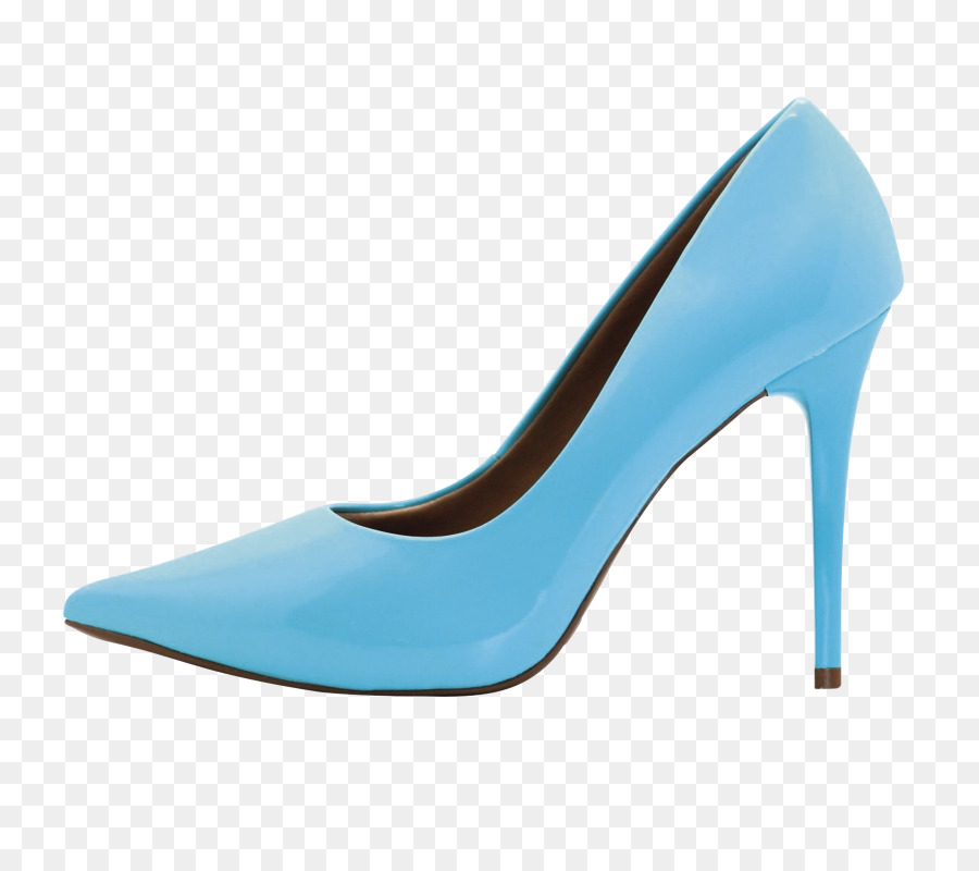 Highheeled Shoe Blue