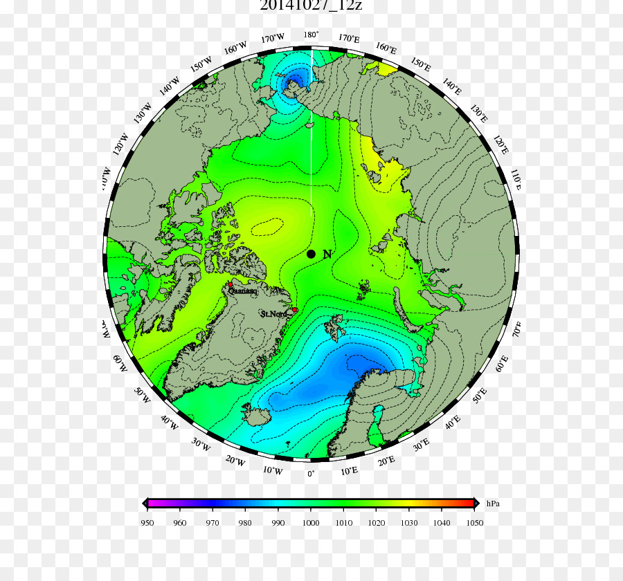 Oceano artico, il Mare di Beaufort Siberia Mappa di ghiaccio del Mare - alba sul mare