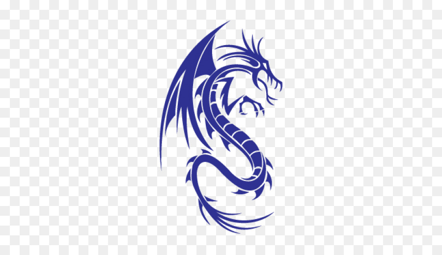 Chinesische Drachen-Logo, China - Drachen Logo