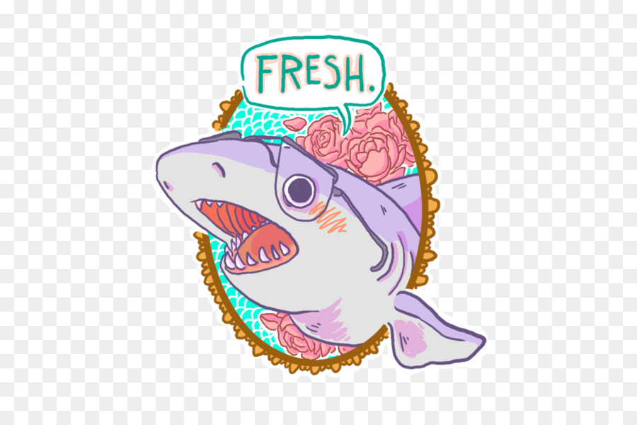 Shark T-shirt Disegno di Pesce - carino squalo