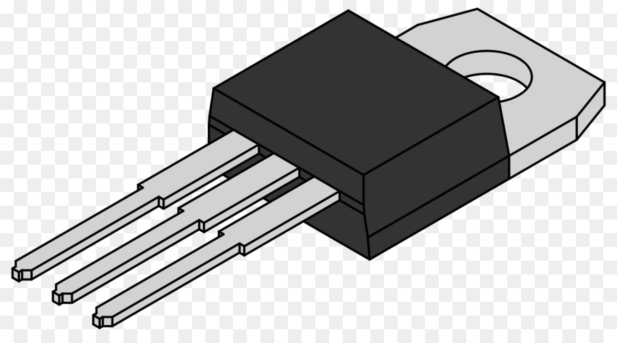 Bipolar junction transistor TO-220 Power MOSFET-Halbleiter-Gerät - Loch Vektor
