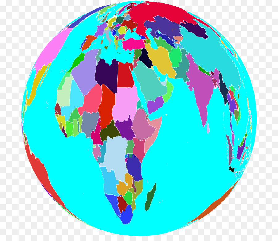 Globe World Map Clip Art - abstrakte schwarze Erde