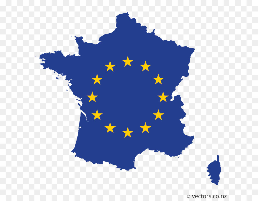 Frankreich Vektor Karte - Editierbare Hintergrund