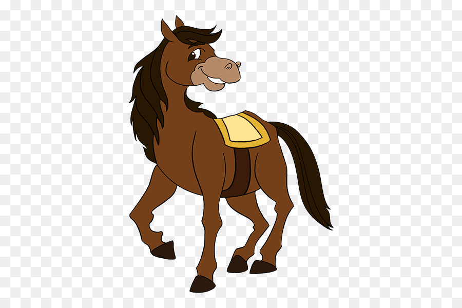 Mustang Clydesdale horse Disegno Cartone animato - equitazione