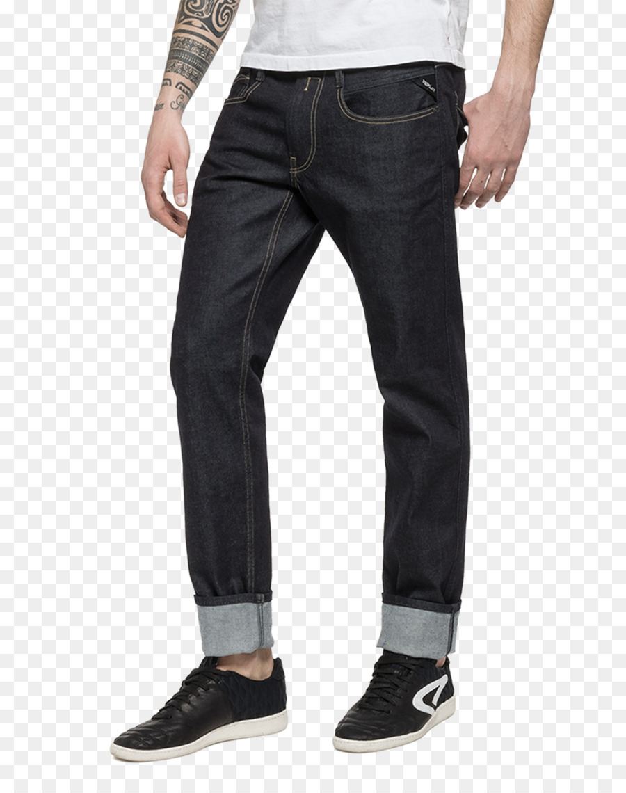Pantaloni Slim-fit Jeans Cerniera Indovinare - sottile