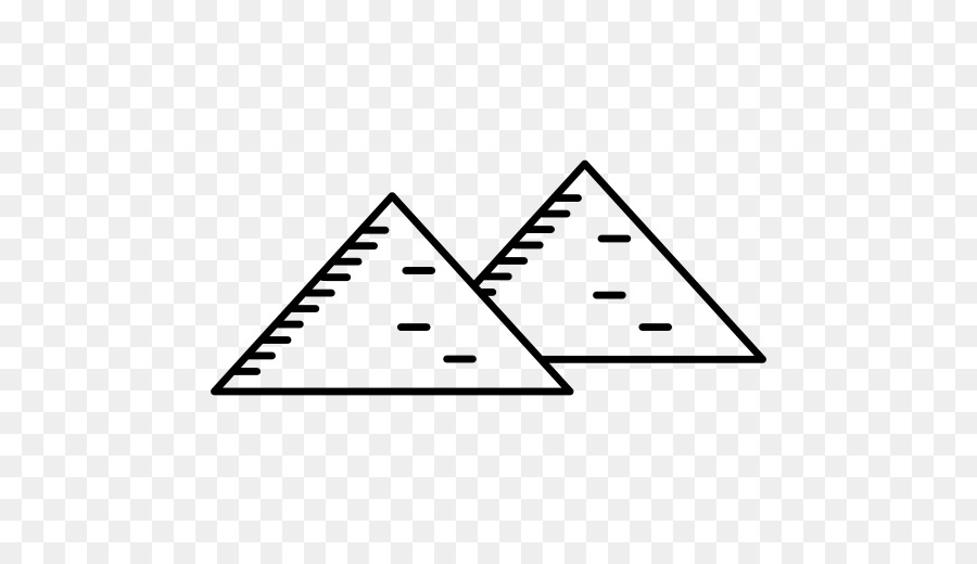 Piramidi egiziane Icone del Computer l'Icona di design - egitto vettoriale