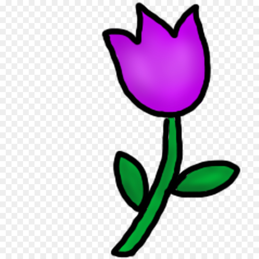 Schnittblumen Frühstück-Pflanze-Stiel - lila Tulpen