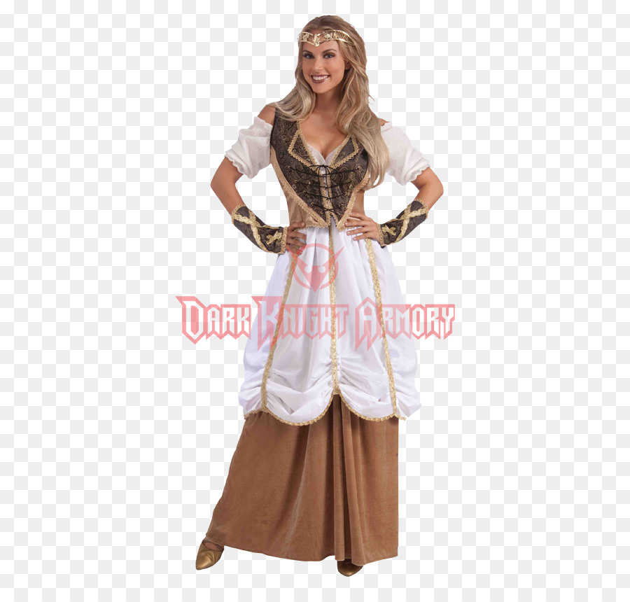 Medioevo, Rinascimento Abbigliamento Costume Gonna - donna