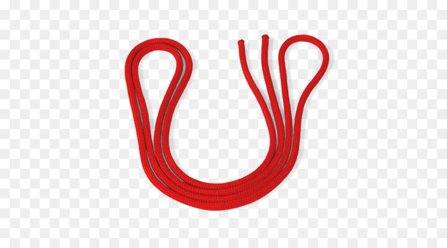 Körper Schmuck Linie Schriftart - rot Seil