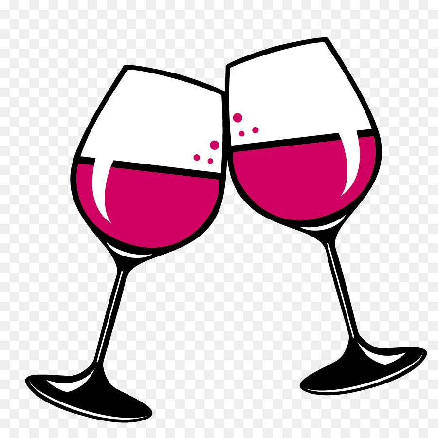 Wein Glas, Rot Wein, Weiß Wein-clipart - Wein