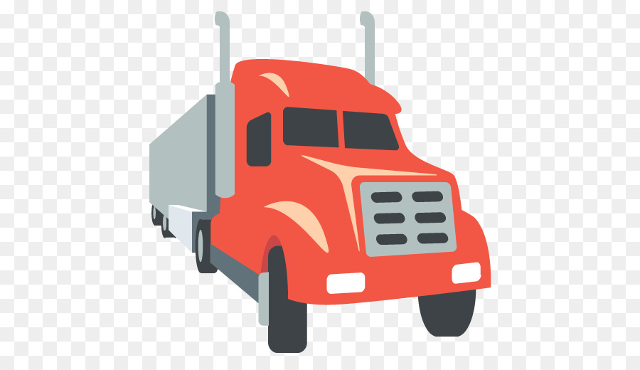 Auto Abschleppwagen Emoji-Semi-trailer truck - Pferderennen