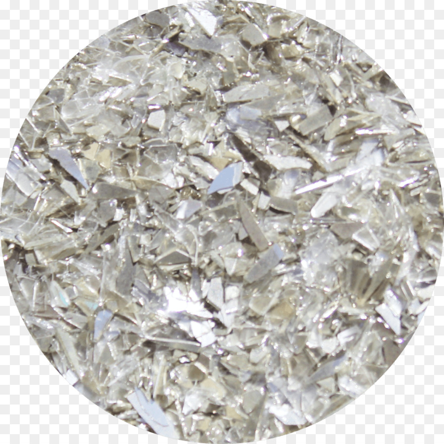Lamina di alluminio, vetro Minerale Gemma - frammenti di vetro