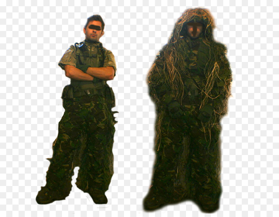 Militärische Tarnung-Sniper-Airsoft Soldat tragenden Wand - tragende