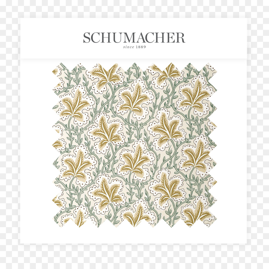 Hoa F. Schumacher. Dệt Thuốc Phiện - lá mẫu vải