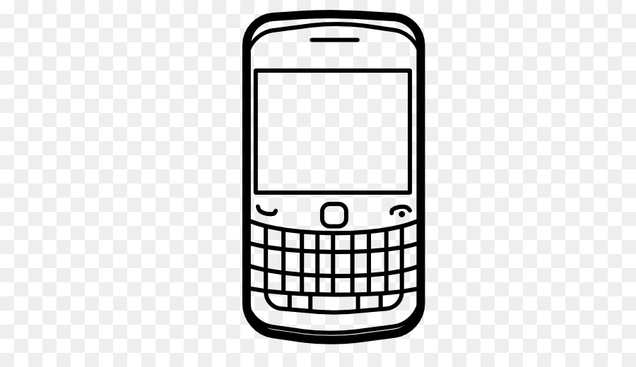 cartoon blackberry phone