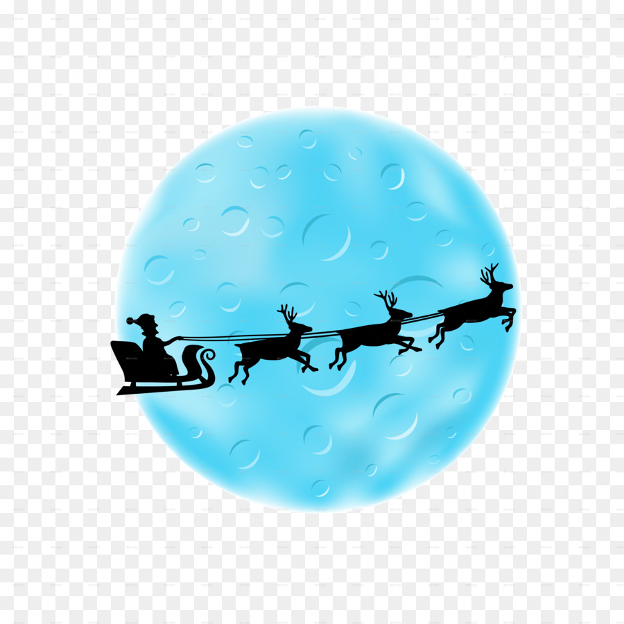 Babbo Natale NORAD Tracks Santa Renne Volo Volo Santa - blu flyer