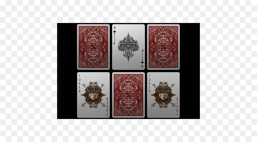 United States Playing Card Company Kartentricks Kartenspiel Magic - Glasmalerei Abbildung