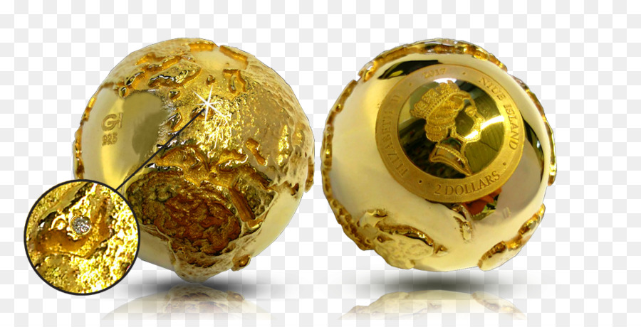 Münze Gold-Metall-Silber-Schmuck - Golden Globe