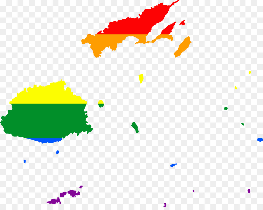 Bandiera delle isole Fiji Mappa Vettoriale - Cuoco