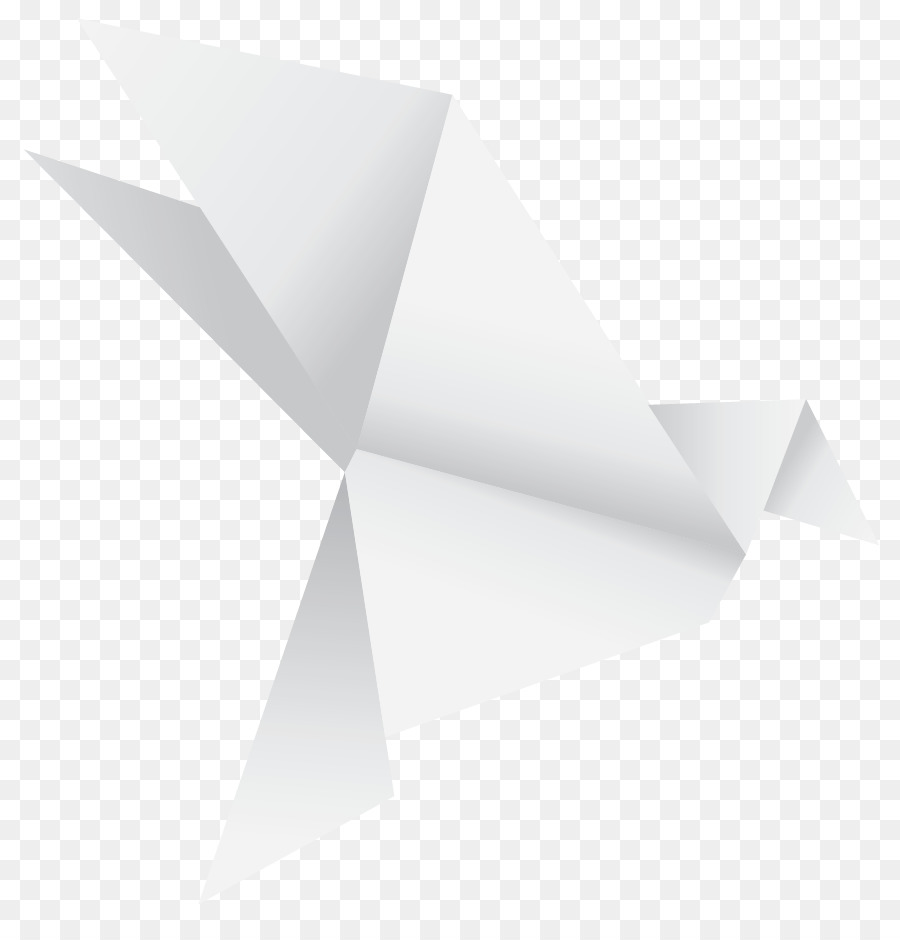 Triangolo Line - origami uccello
