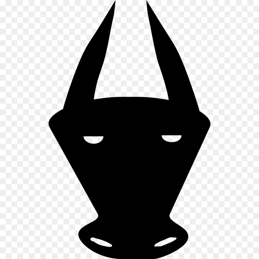 Kopfbedeckung Silhouette Charakter Clip Art - Bullock