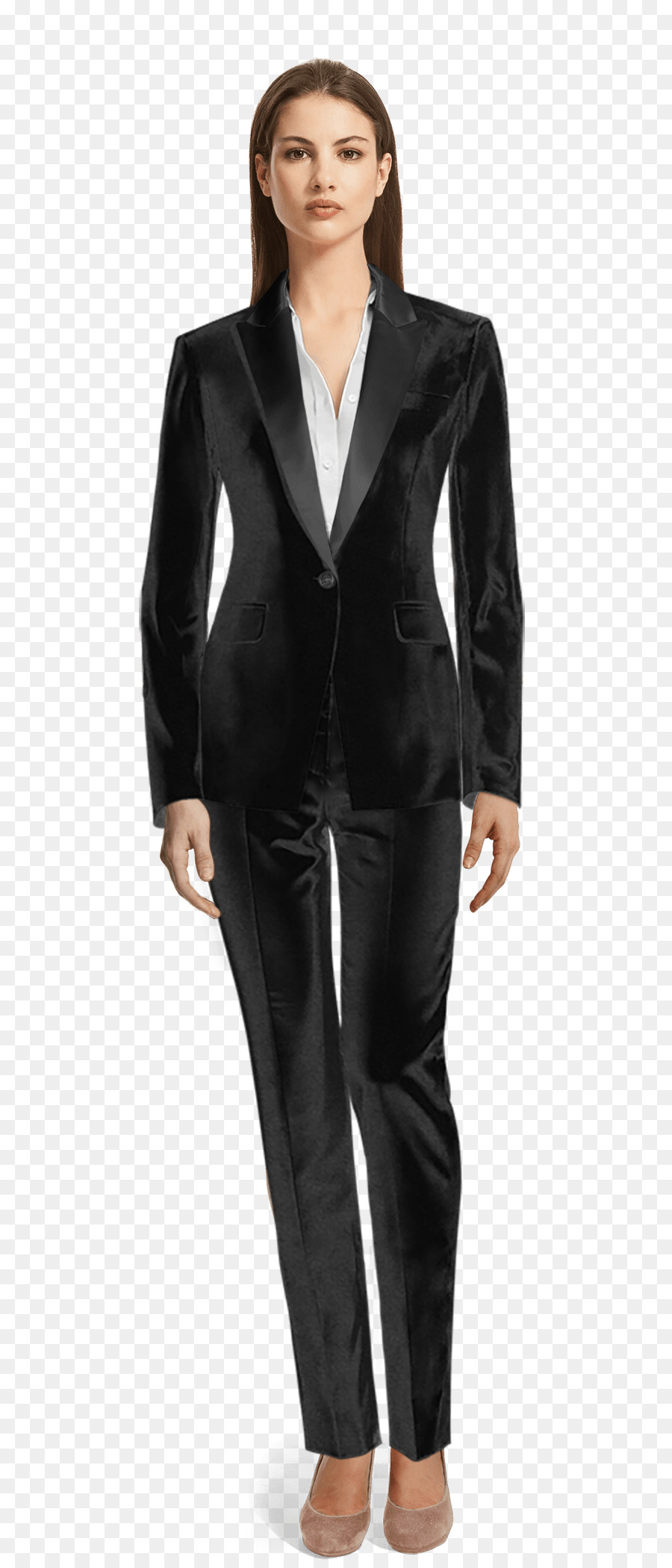 Anzug Revers Tuxedo Blazer Kleidung - Anzug Frau