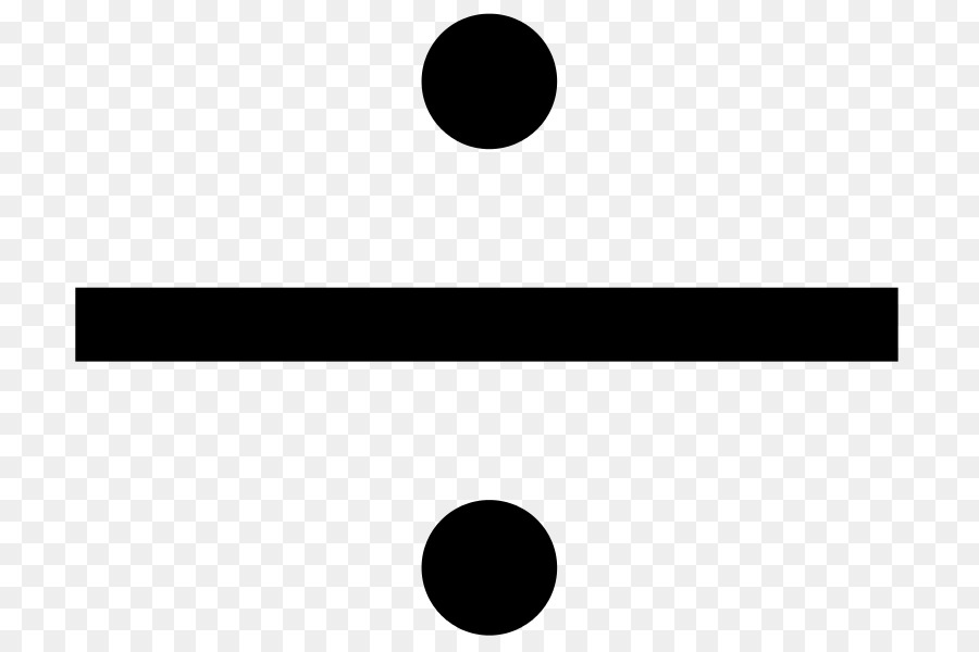 Obelus Divisione segno di Moltiplicazione Clip art - dividere