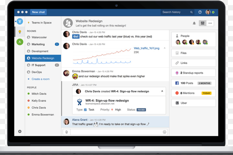 HipChat Slack Atlassian Instant-messaging-Microsoft-Teams - andere