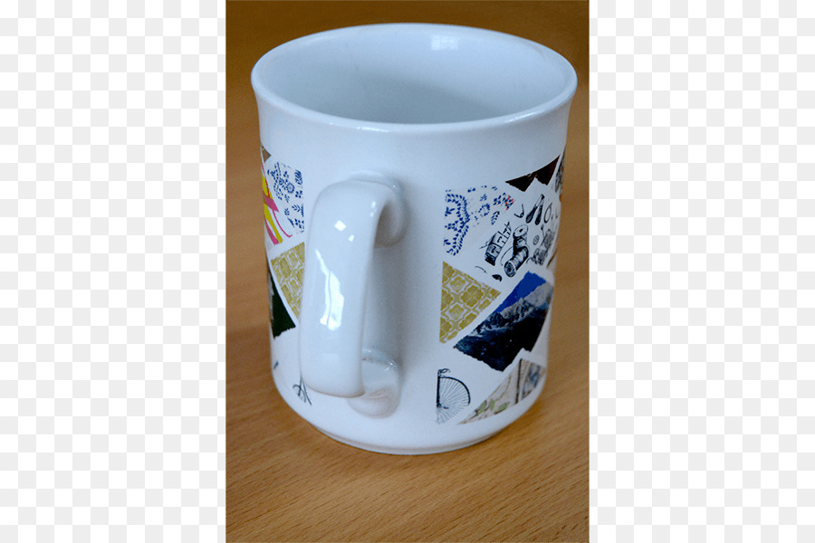 Kaffee-Tasse Untertasse Tasse Porzellan - drucken und färben