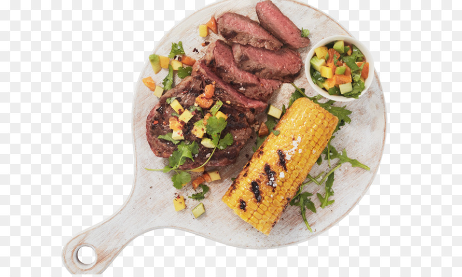 Vegetarische Küche Essen Strip steak Rezept Gericht - gebratenes steak in der Art