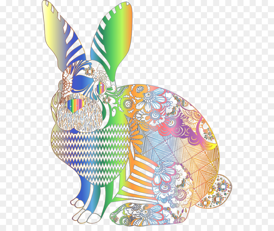 Osterhase Hase-Rabbit-T-shirt - Kaninchen keinen button png