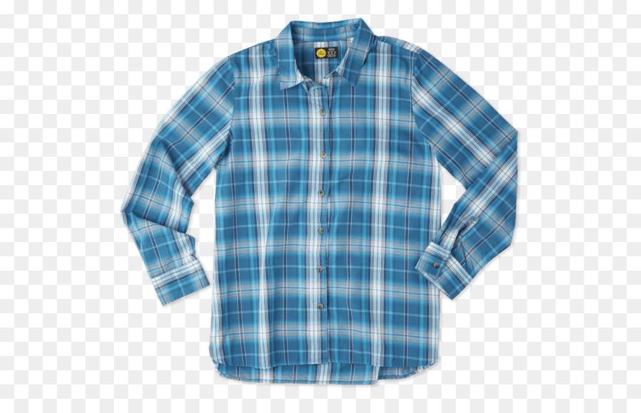 T-shirt Armani Polo Manica della camicia - plaid blu