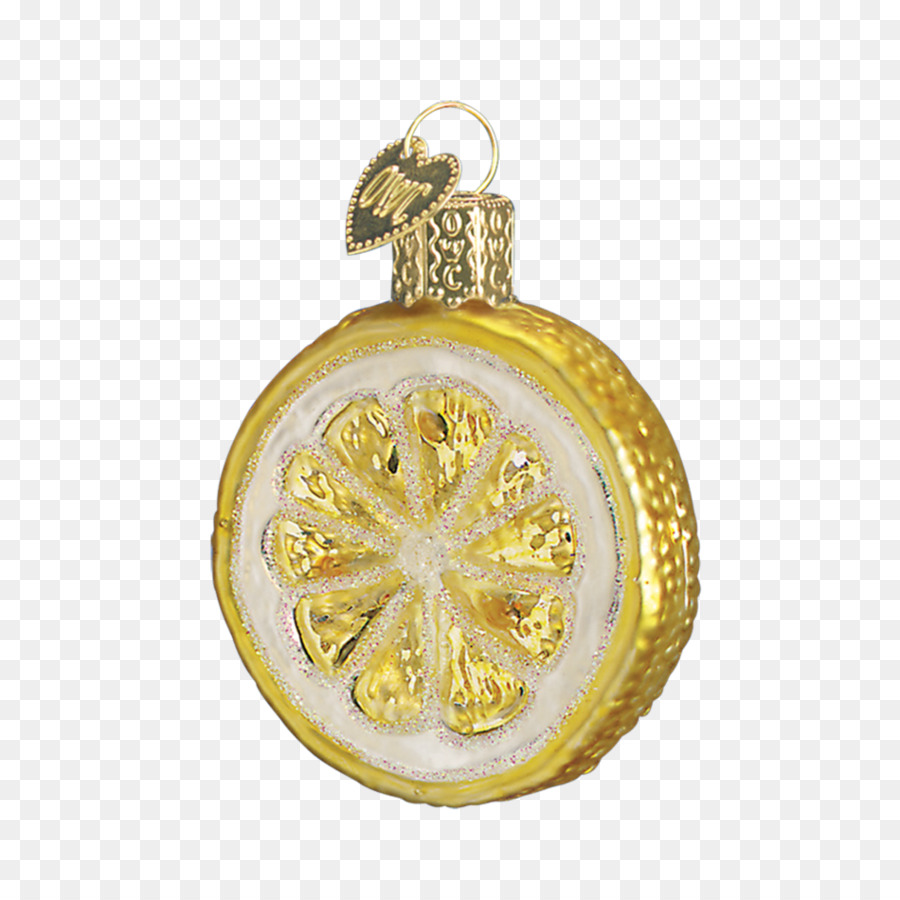Christmas ornament Weihnachten Dekoration-Medaille - zitronenscheibe